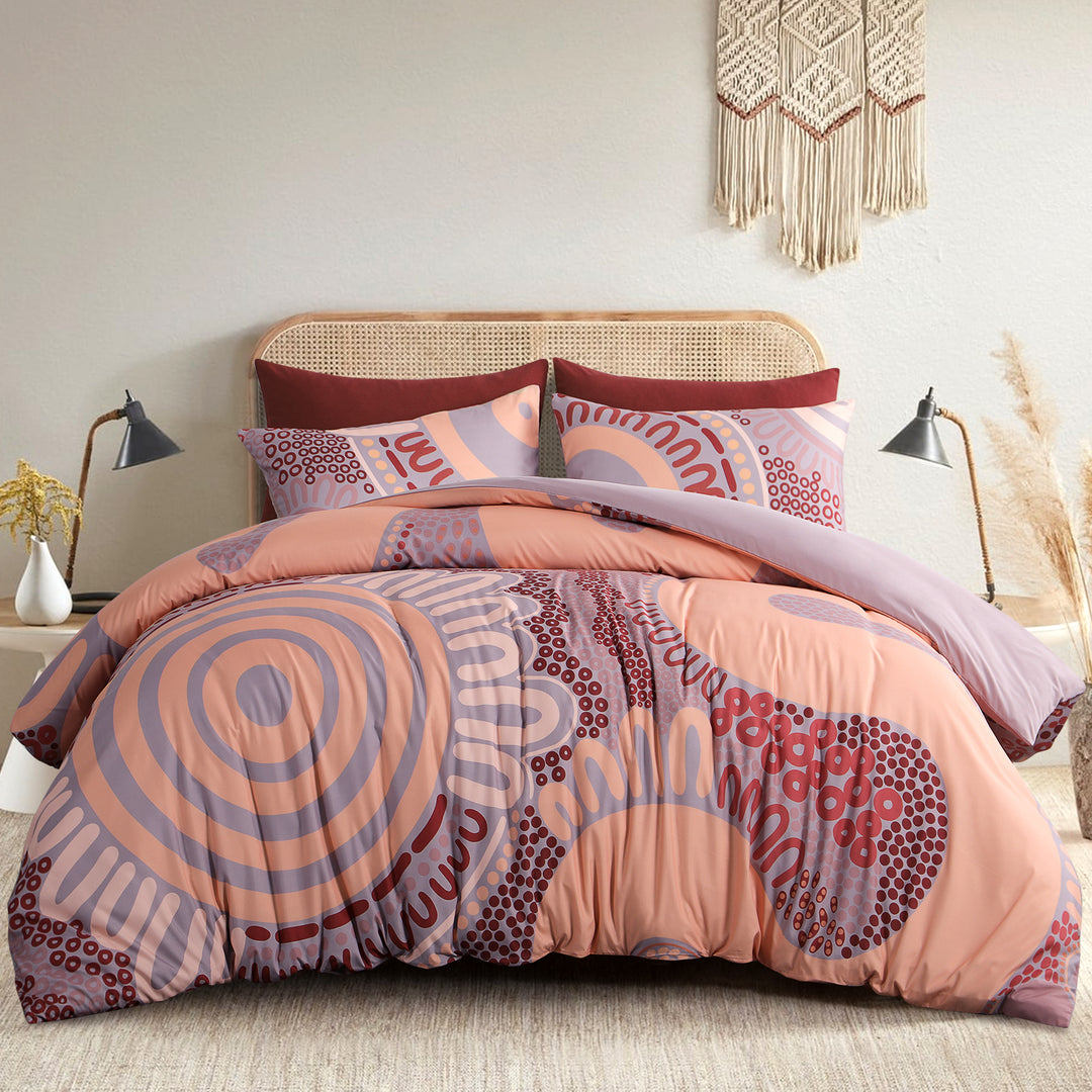 Quilt Cover Set- Waterways: Volcano ๐