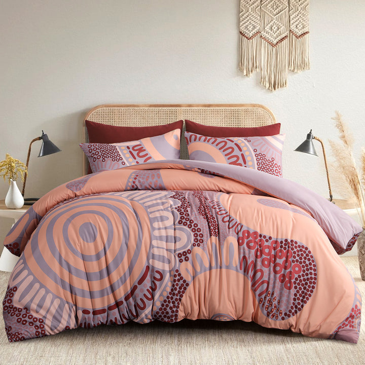 Quilt Cover Set- Waterways: Volcano ๐