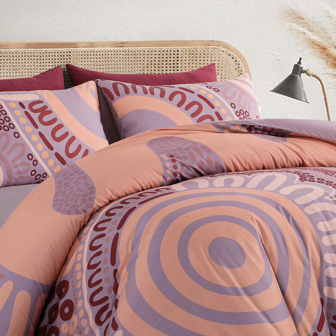 Quilt Cover Set- Waterways: Volcano ๐