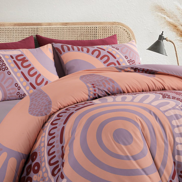 Quilt Cover Set- Waterways: Volcano ๐