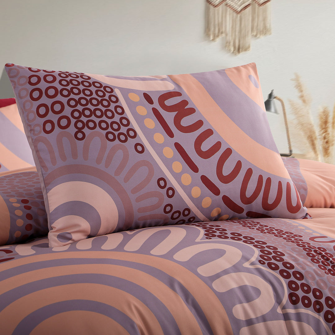 Quilt Cover Set- Waterways: Volcano ๐