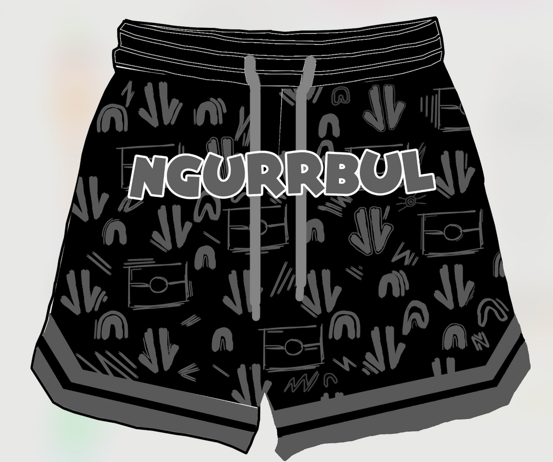 Black/Grey Basketball Shorts