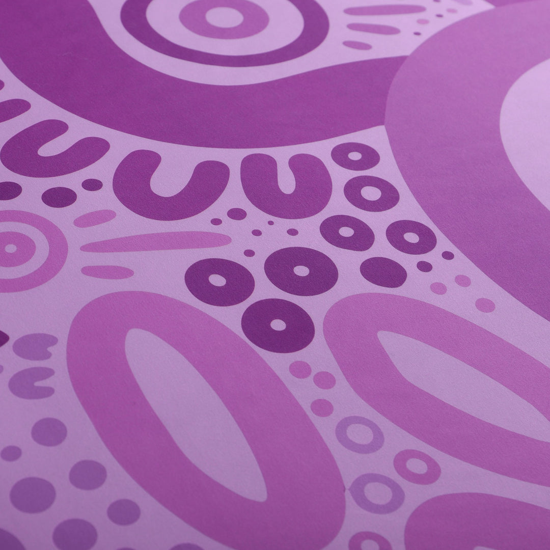 Quilt Cover Set:  Wiradjuri Walkabout- Pink/Purple ๐ฉท๐