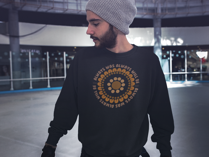 Always Was Puff Printed Jumper- Black