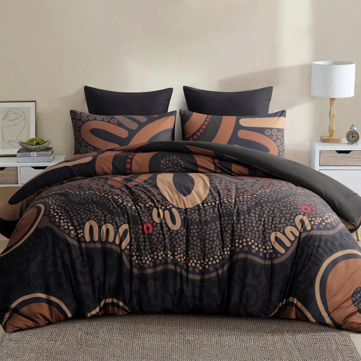 Bed Doona Set: Fire Burning