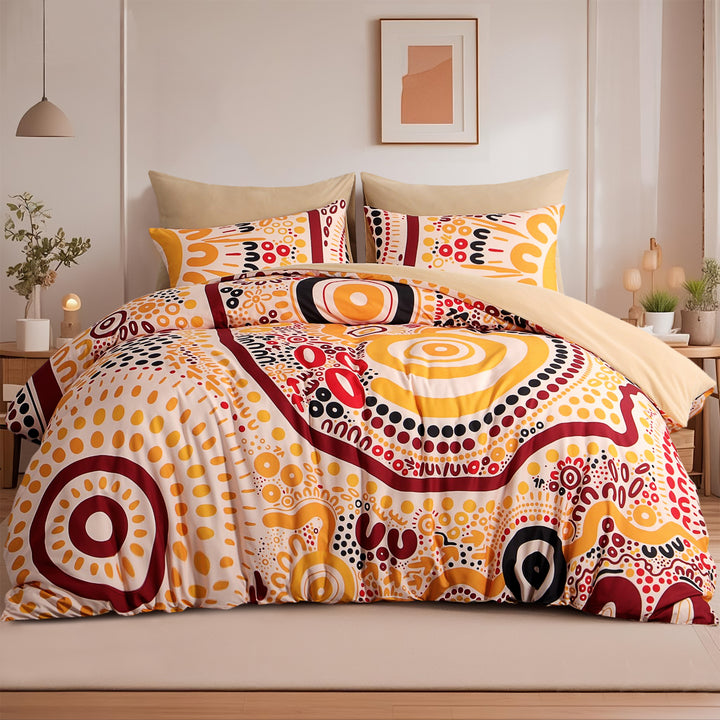 Quilt Cover Set: Wiradjuri Walkabout- Land 👣