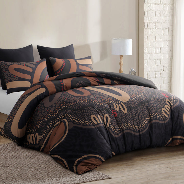 Bed Doona Set: Fire Burning