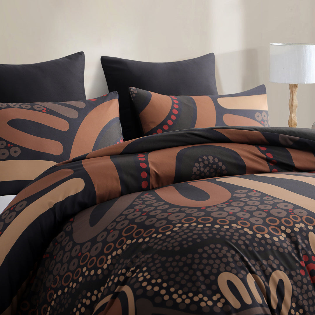 Bed Doona Set: Fire Burning