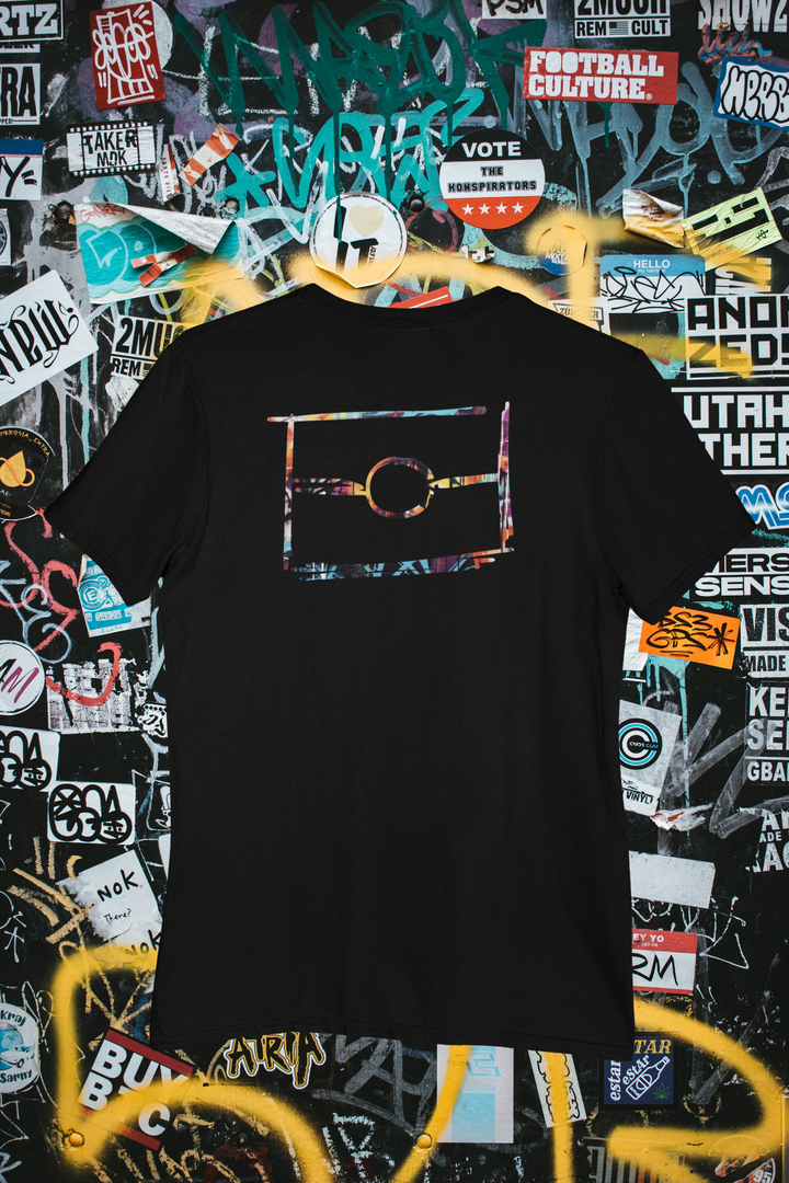 Graffitied Graffiti Flag Logo™️ Tee