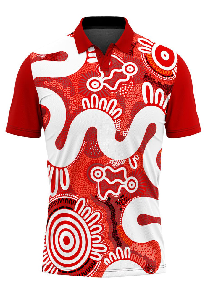 Waterways Polo- Cherry Red