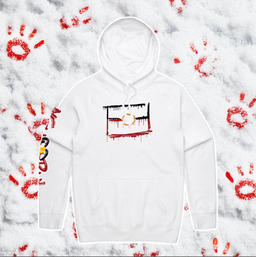 White- Paint Dripping Graffiti Flag™️ Logo