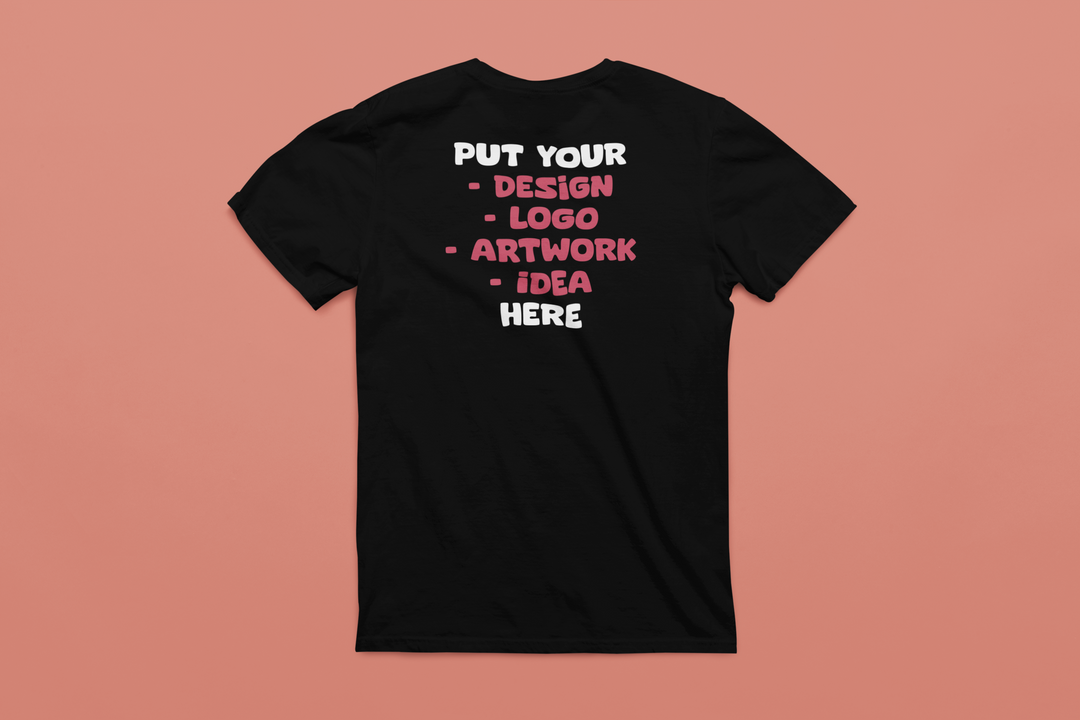 Make Your Own- Black Tee, Front