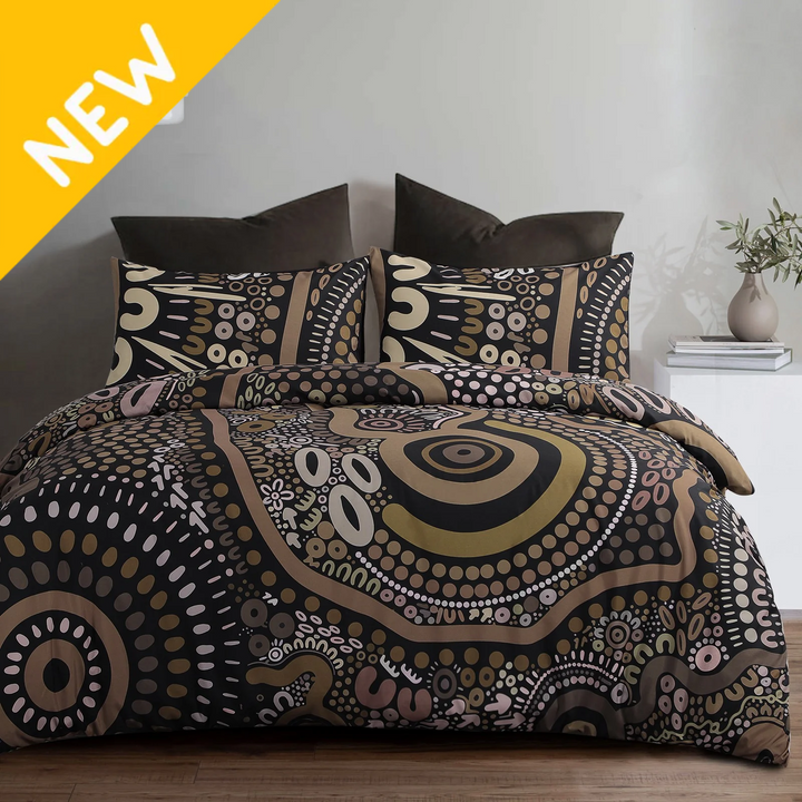 Badged - Quilt Cover Set- Wiradjuri Walkabout