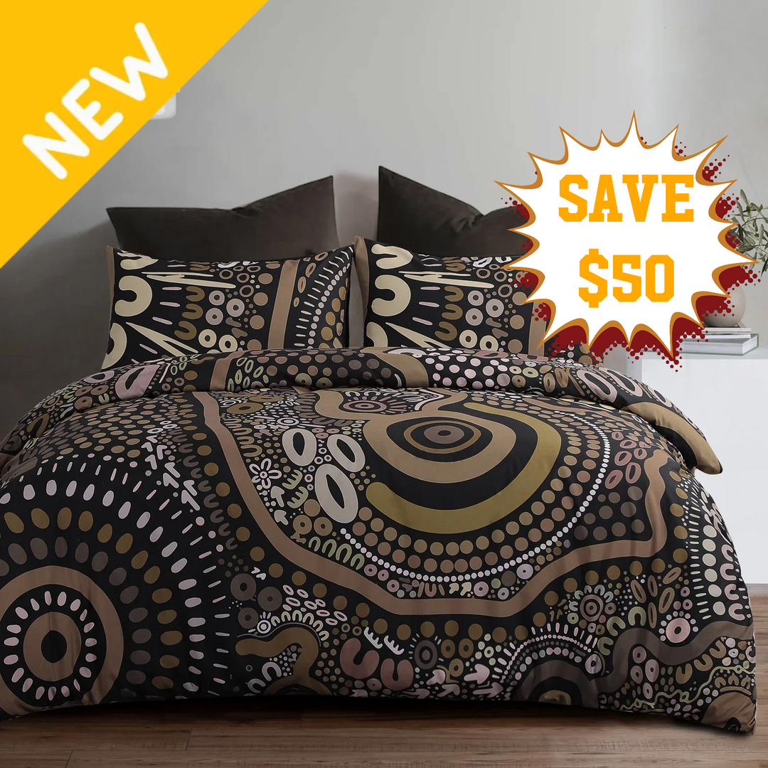 Badged - Quilt Cover Set- Wiradjuri Walkabout