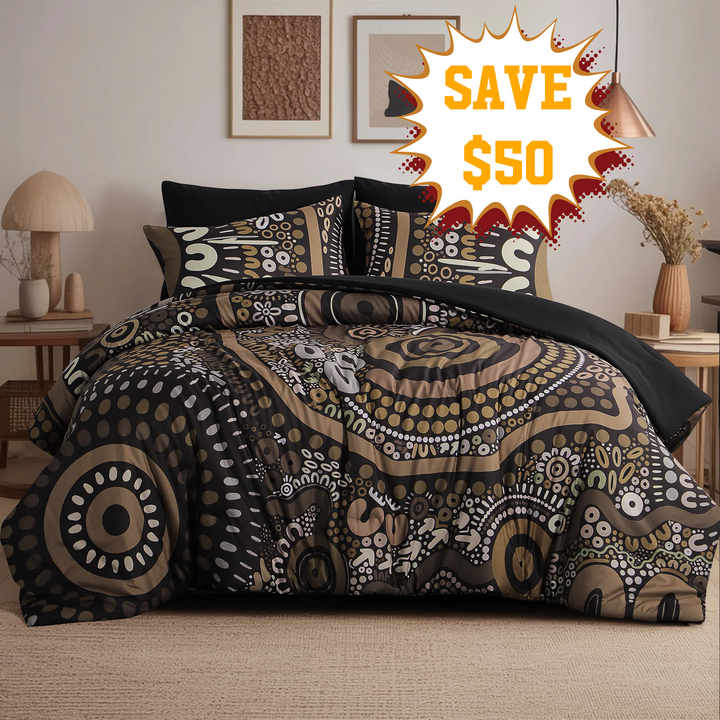 Badged - Comforter Set: Wiradjuri Walkabout