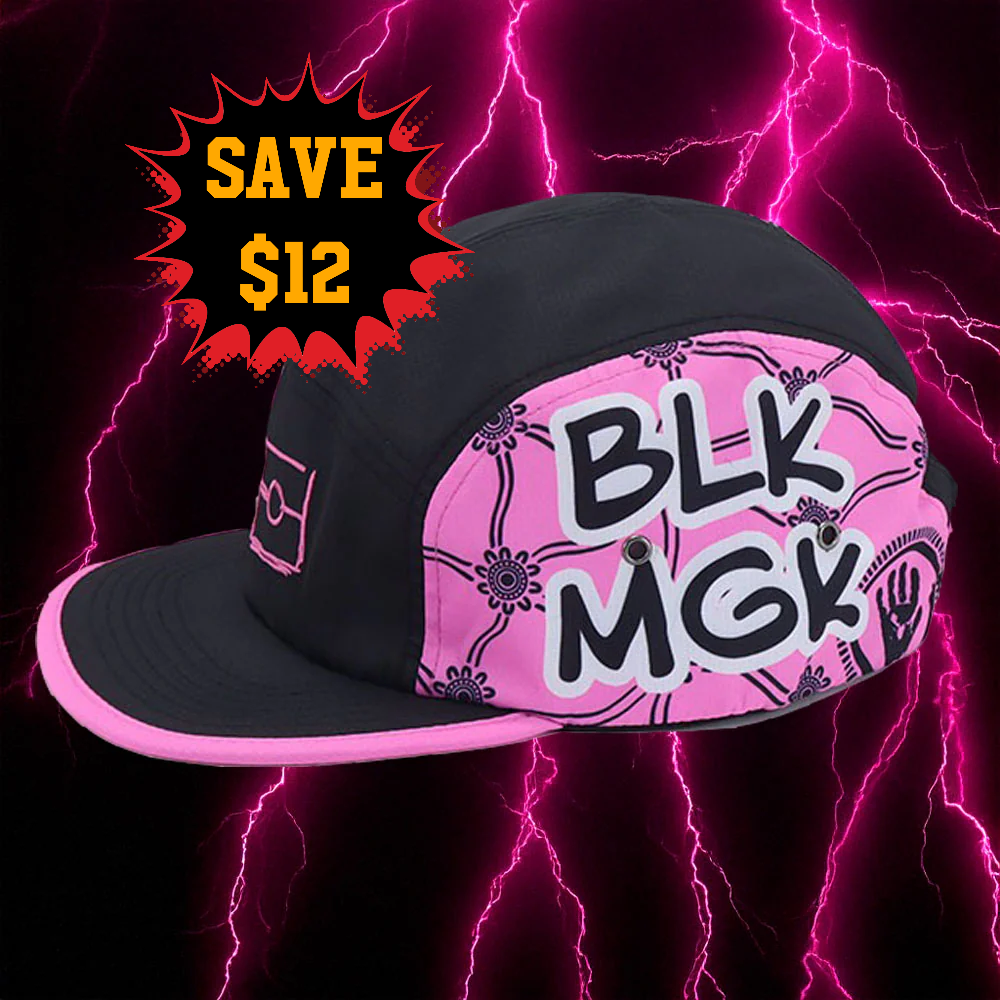 Badged - BLK MGK Running Hat 👣