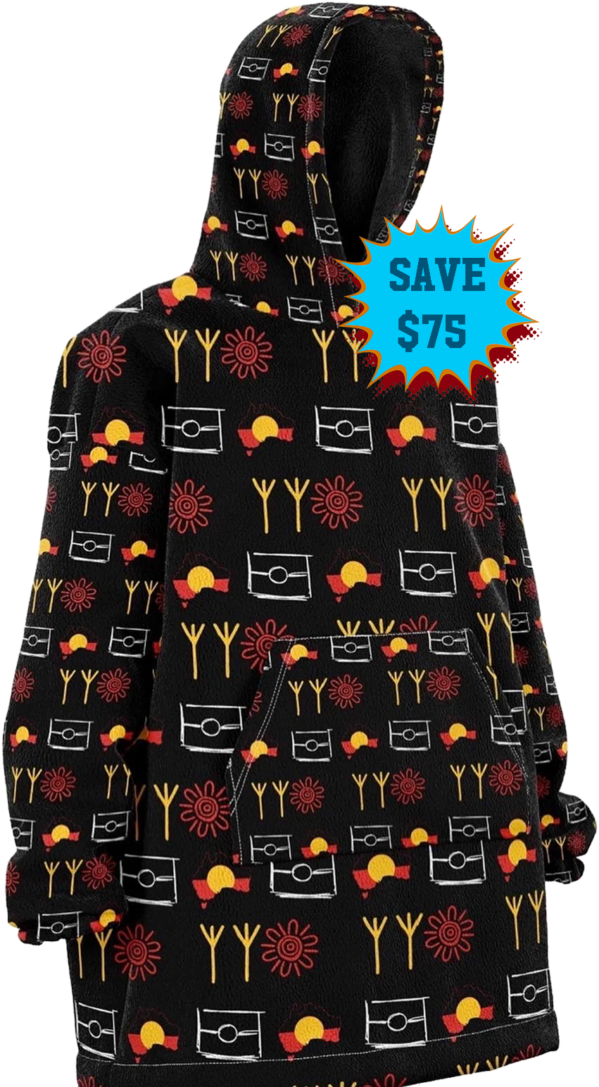 Badged - Oversized Blanket Hoodie Thing