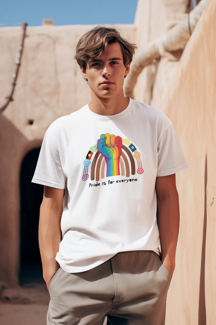 Pride is For Everyone- White Tee